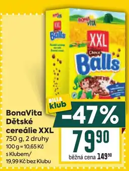 Billa BonaVita Dětské cereálie XXL nabídka