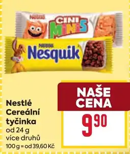 Billa Nestlé Cereální tyčinka nabídka