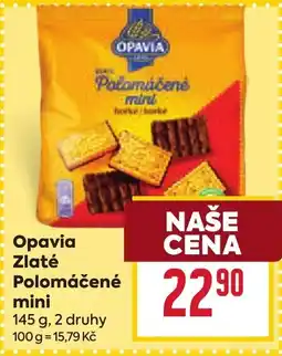 Billa Opavia Zlaté Polomáčené mini nabídka