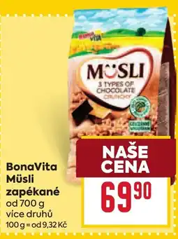 Billa BonaVita Müsli zapékané nabídka