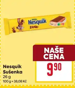Billa Nesquik Sušenka nabídka