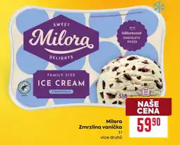 Billa Milora zmrzlina vanička nabídka