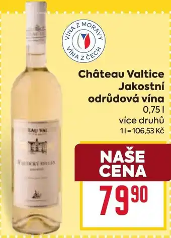 Billa Château Valtice Jakostní odrůdová vína nabídka
