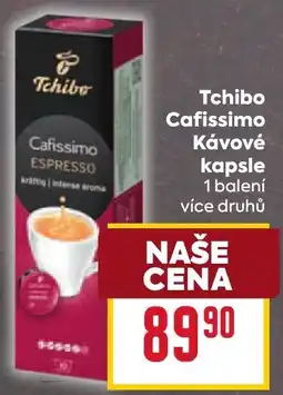 Billa Tchibo Cafissimo Kávové kapsle nabídka