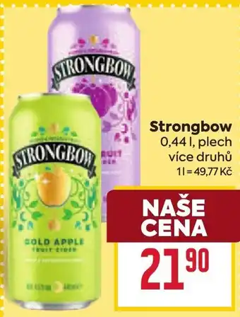 Billa Strongbow nabídka