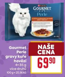 Billa Gourmet Perle gravy kuře hovězí nabídka