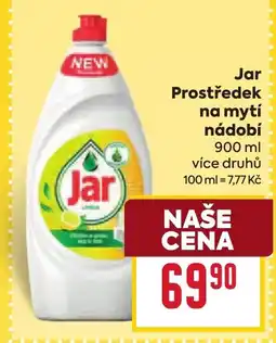 Billa Jar prostředek na mytí nádobí nabídka