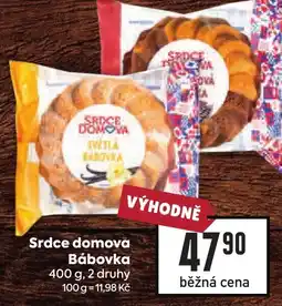 Billa Srdce domová Bábovka nabídka