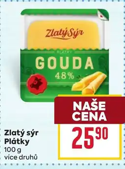 Billa Zlatý sýr Plátky nabídka