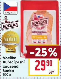 Billa Vocílka kuřecí prsní zauzená šunka nabídka