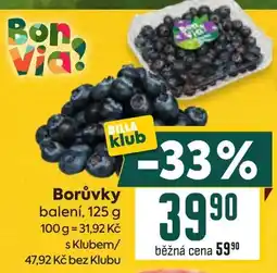 Billa Borůvky nabídka