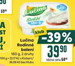 Billa Lučina Rodinné balení nabídka