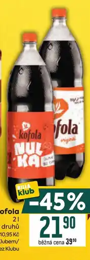 Billa Kofola nabídka