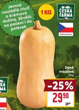 Billa Česká farma dýně máslová nabídka