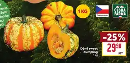 Billa Česká farma dýně sweet dumpling nabídka