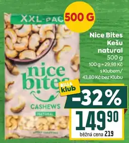 Billa Nice Bites Kešu natural nabídka