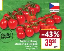 Billa Rajčata cherry Strabena a Nelinka nabídka