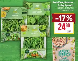 Billa Billa ready Polníček, Rukola, Baby špenát nabídka