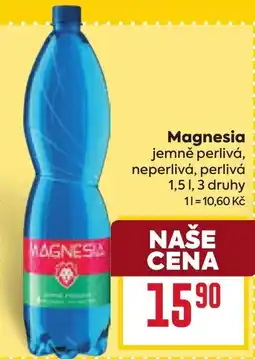 Billa Magnesia jemně perlivá, neperlivá, perlivá nabídka