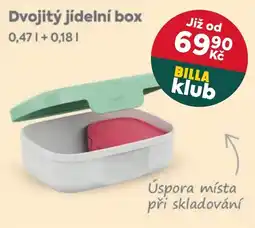 Billa Billa klub dvojitý jídelní box nabídka