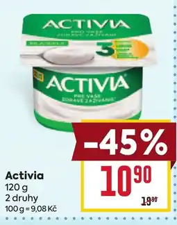 Billa Activia nabídka