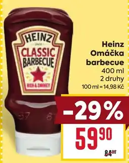 Billa Heinz omáčka barbecue nabídka