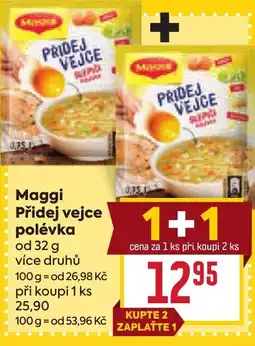 Billa Maggi Přidej vejce polévka nabídka