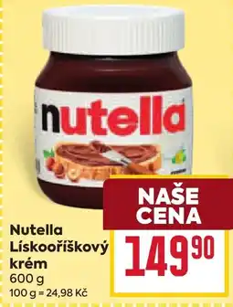 Billa Nutella Lískooříškový krém nabídka