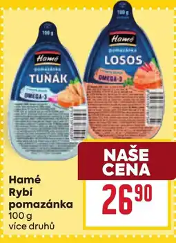 Billa Hamé Rybí pomazánka nabídka