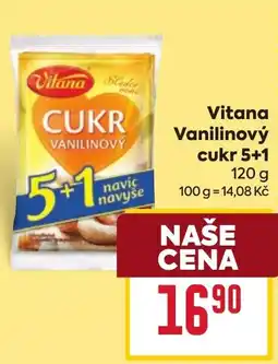 Billa Vitana vanilinový cukr 5+1 nabídka