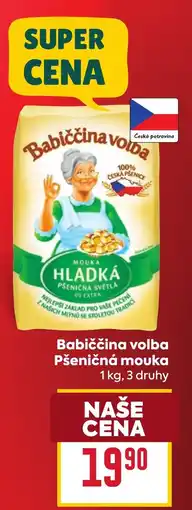 Billa Babiččina volba Pšeničná mouka nabídka