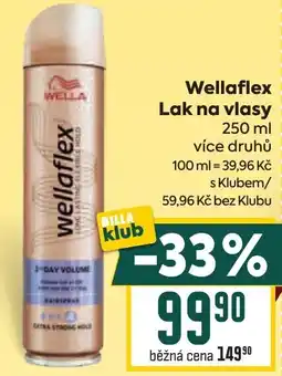 Billa Wella wellaflex lak na vlasy nabídka