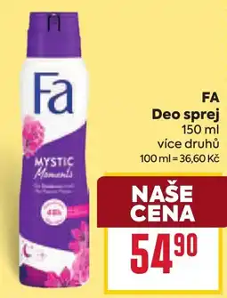 Billa Fa deo sprej nabídka
