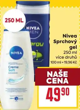 Billa Nivea sprchový gel nabídka