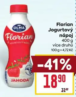 Billa Olma floriantový nápoj nabídka
