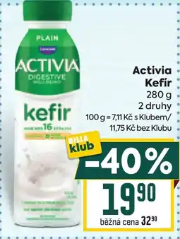 Billa Activia kefir nabídka