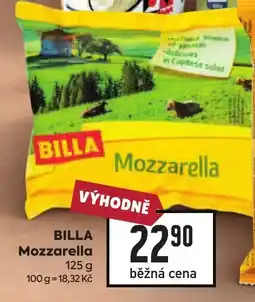 Billa Billa mozzarella nabídka