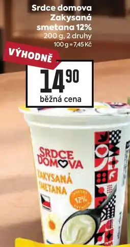 Billa Srdce domova zakysaná smetana nabídka