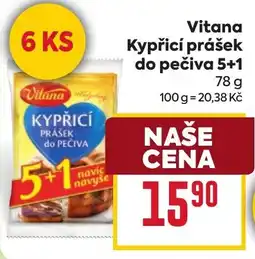 Billa Vitana kypřicí prášek do pečiva 5+1 nabídka