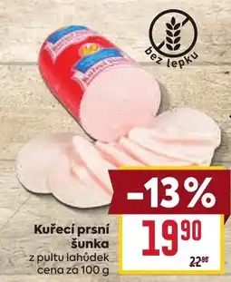 Billa Kuřecí prsní šunka nabídka