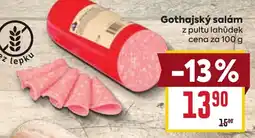Billa Gothajský salám nabídka