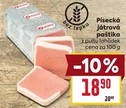 Billa Písecká játrova paštika nabídka