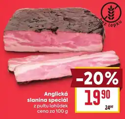 Billa Anglická slanina speciál nabídka