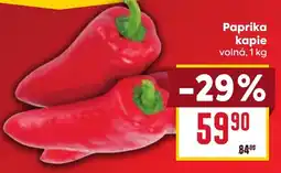 Billa Paprika kapie nabídka