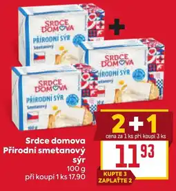 Billa Srdce domova přírodní smetanový sýr nabídka