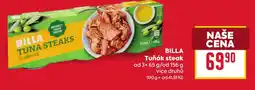 Billa Billa tuňák steak nabídka