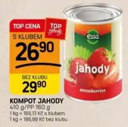 Flop Essa kompot jahody nabídka