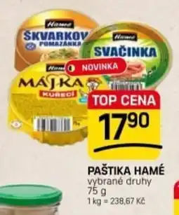 Flop Paštika hamé nabídka