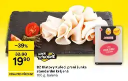 Tesco DZ Klatovy Kuřecí prsní šunka standardní krájená nabídka