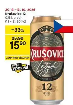 Tesco Krušovice 12 nabídka